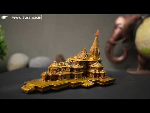 6" Ram Mandir Ayodhya Model - Handcrafted Spiritual Masterpiece