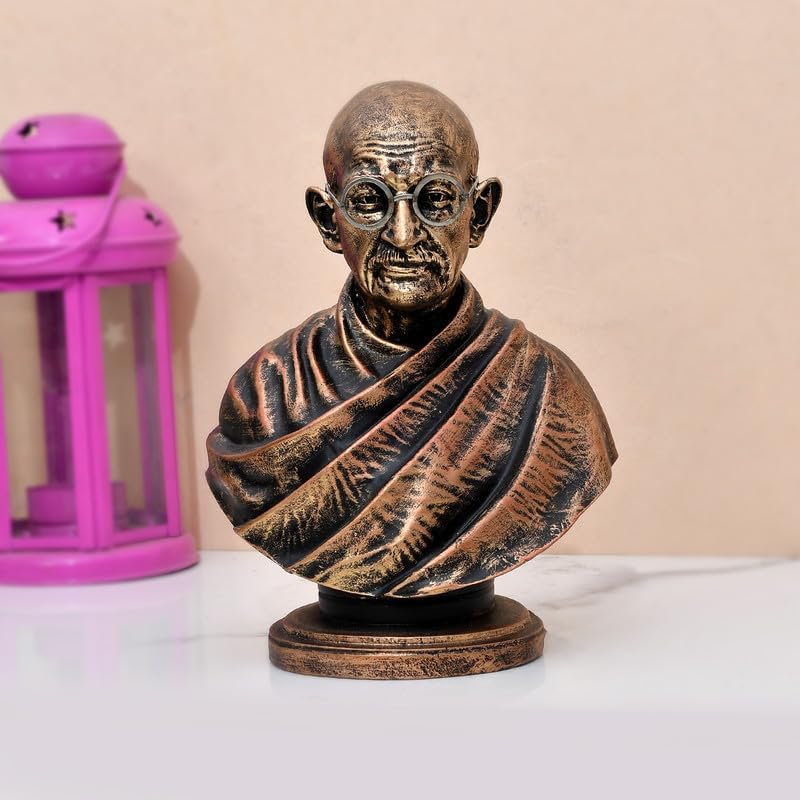 Mahatma Gandhi Resin Artwork: Handcrafted Symbol of Truth and Equality