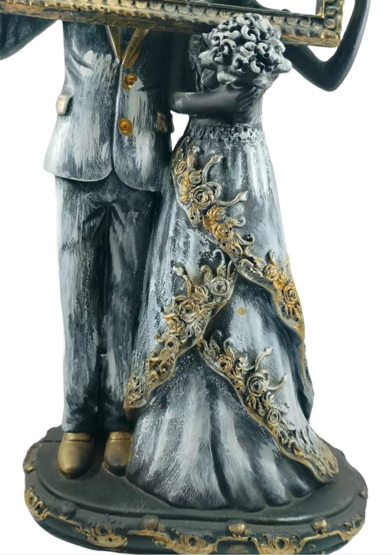 Frame Couple Statue Resin Sculpture -Romantic Decor