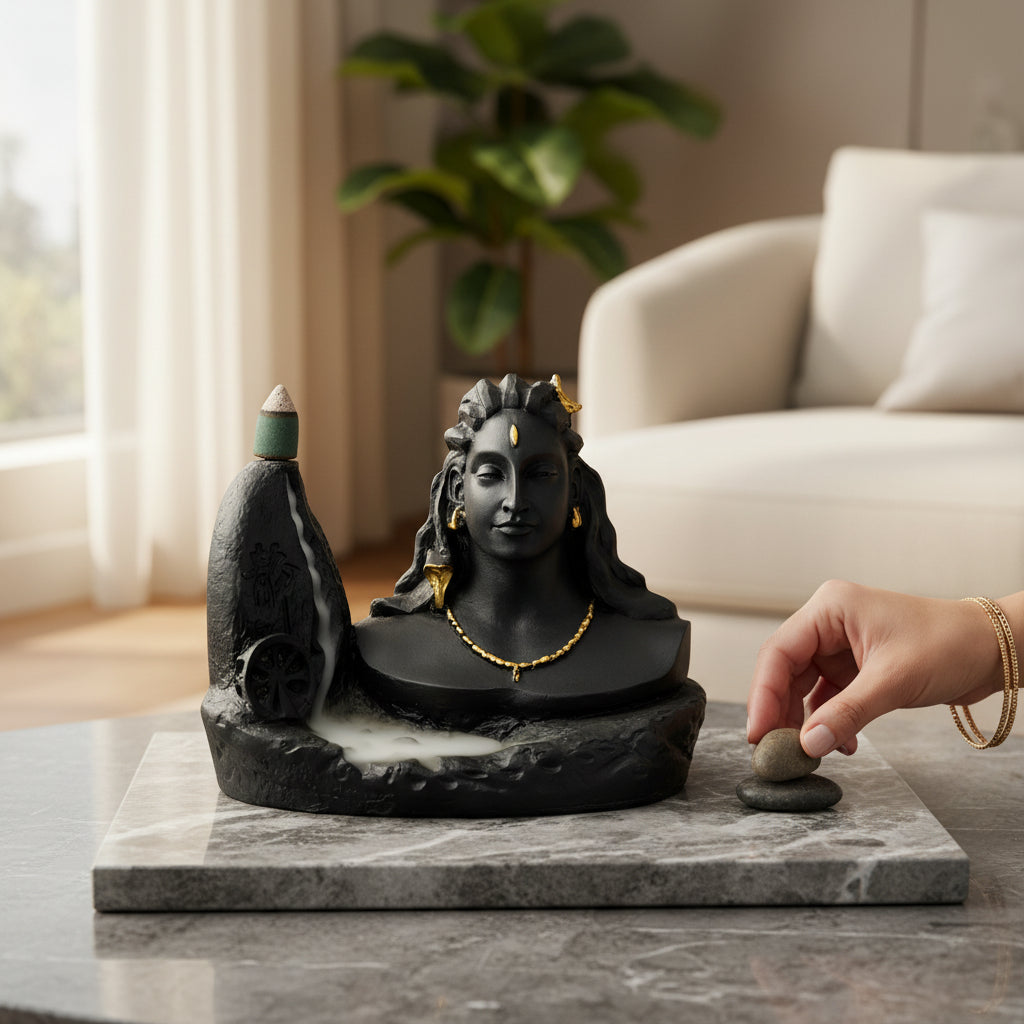 Big Adiyogi Smoke Fountain