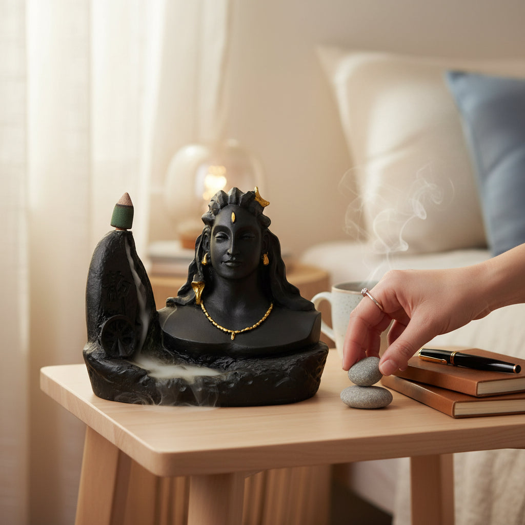 Big Adiyogi Smoke Fountain