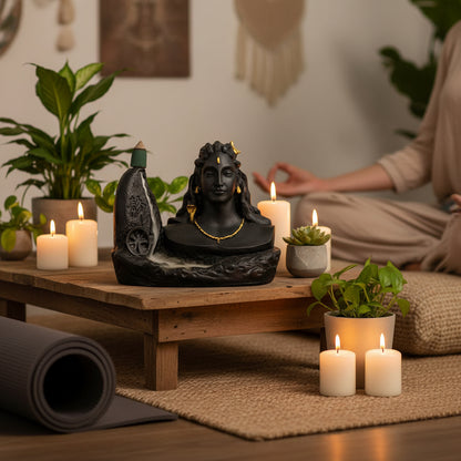 Big Adiyogi Smoke Fountain