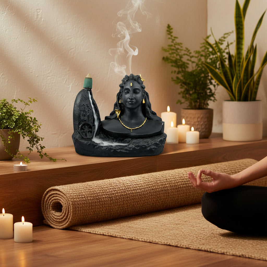 Big Adiyogi Smoke Fountain