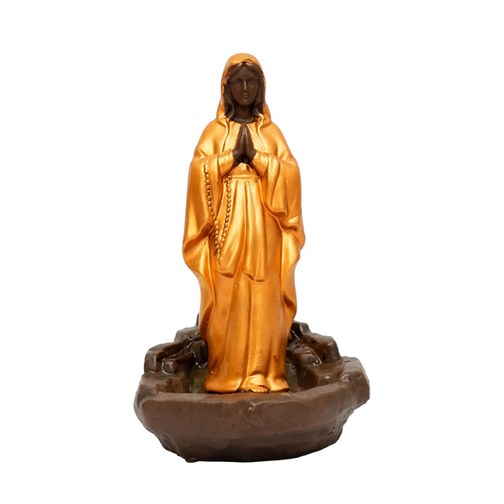 Mother Mary Smoke Resin Statue