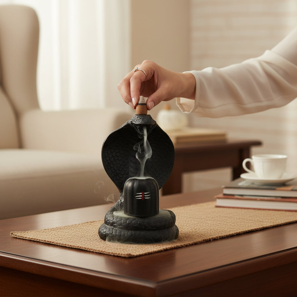 Shiva Lingam Smoke Backflow