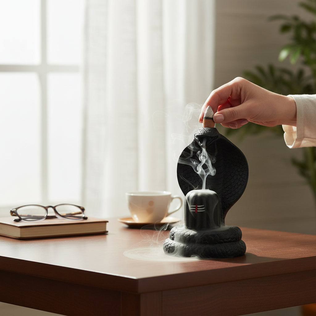 Shiva Lingam Smoke Backflow
