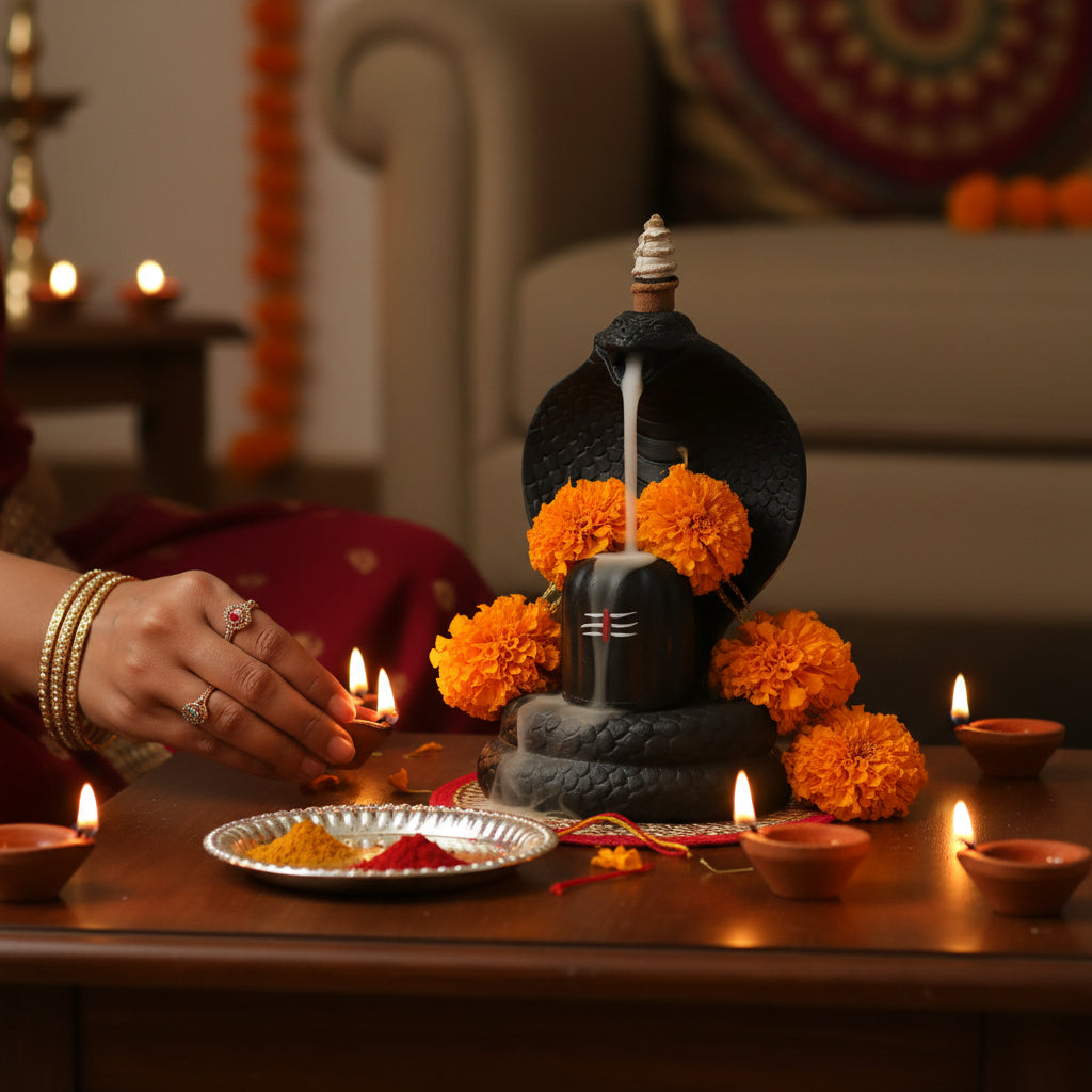 Shiva Lingam Smoke Backflow