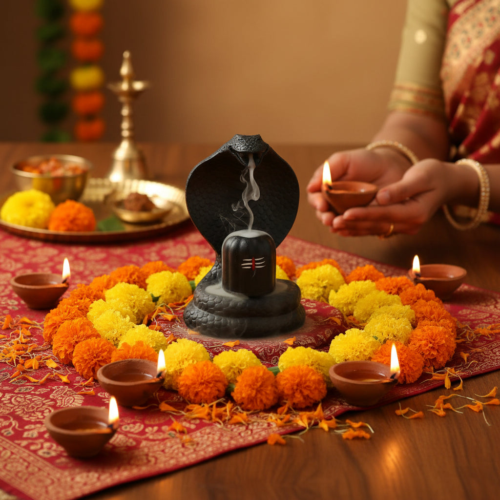 Shiva Lingam Smoke Backflow