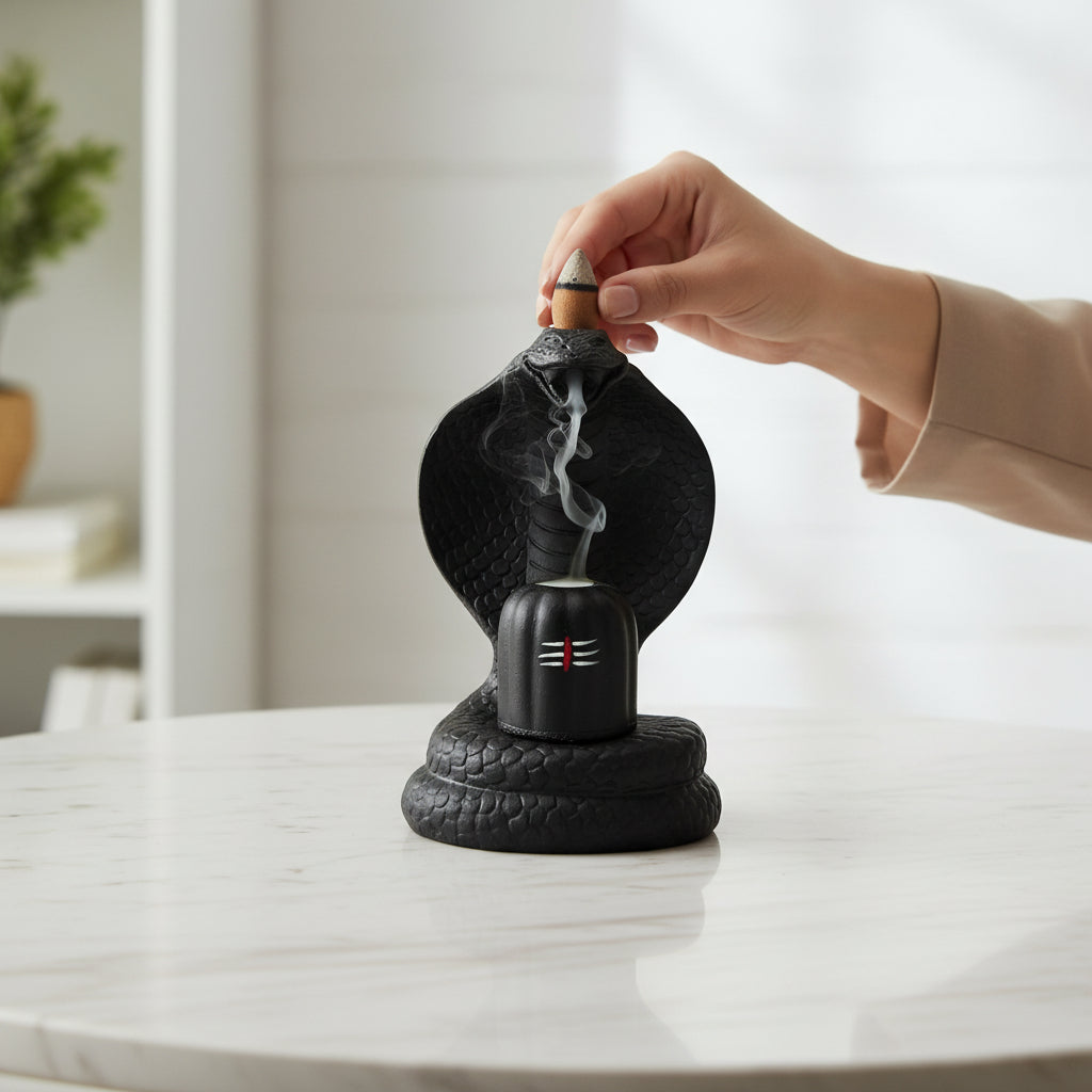 Shiva Lingam Smoke Backflow