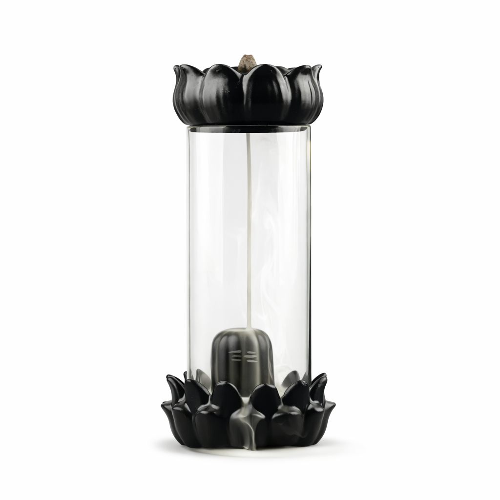Shiva Lingam Smoke Waterfall Incense Holder