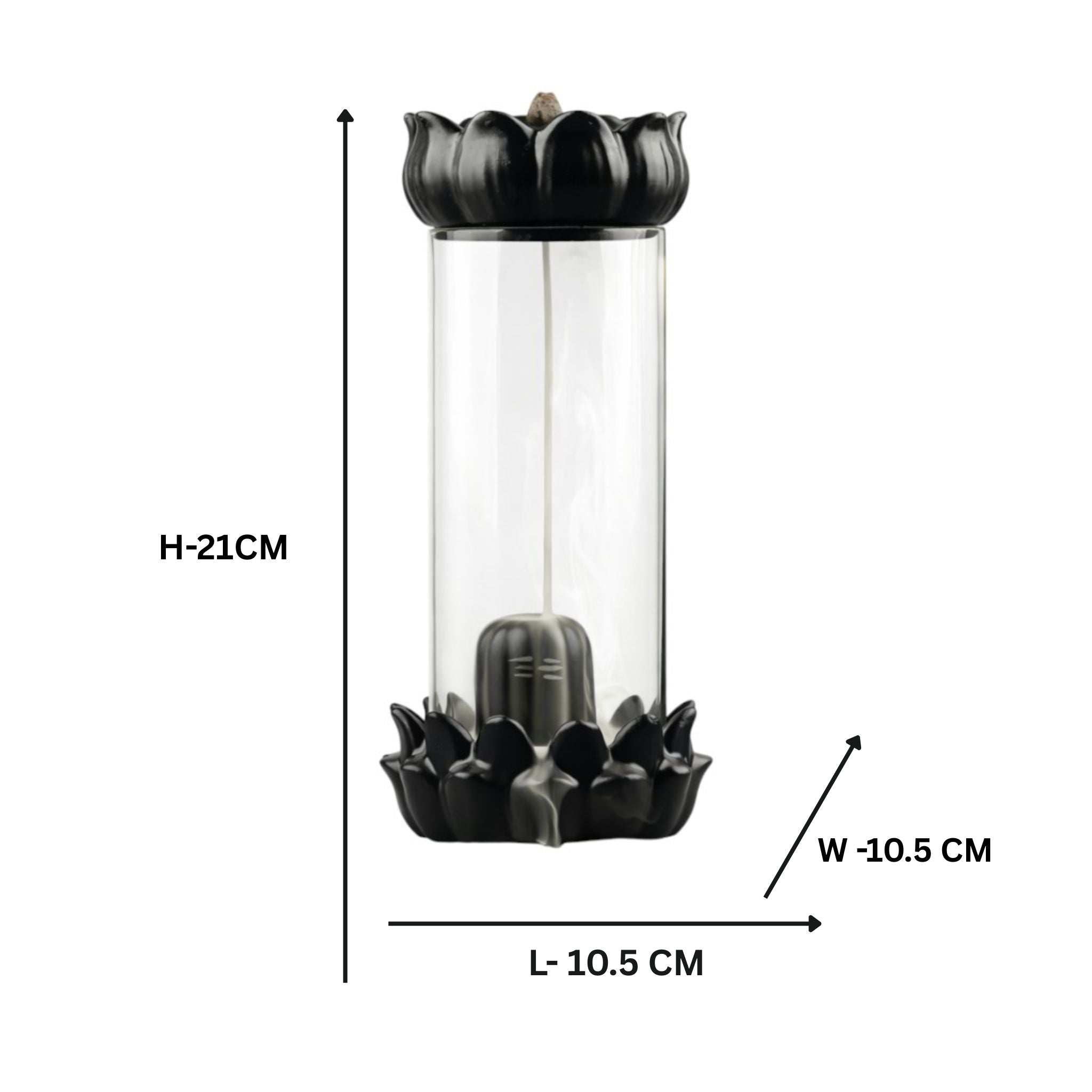Shiva Lingam Smoke Waterfall Incense Holder