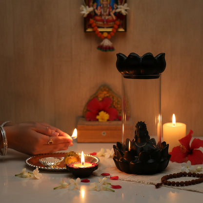 Shivlinga Incense Holder Backflow With 10 Back Flow Cones