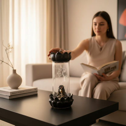 Shivlinga Incense Holder Backflow With 10 Back Flow Cones