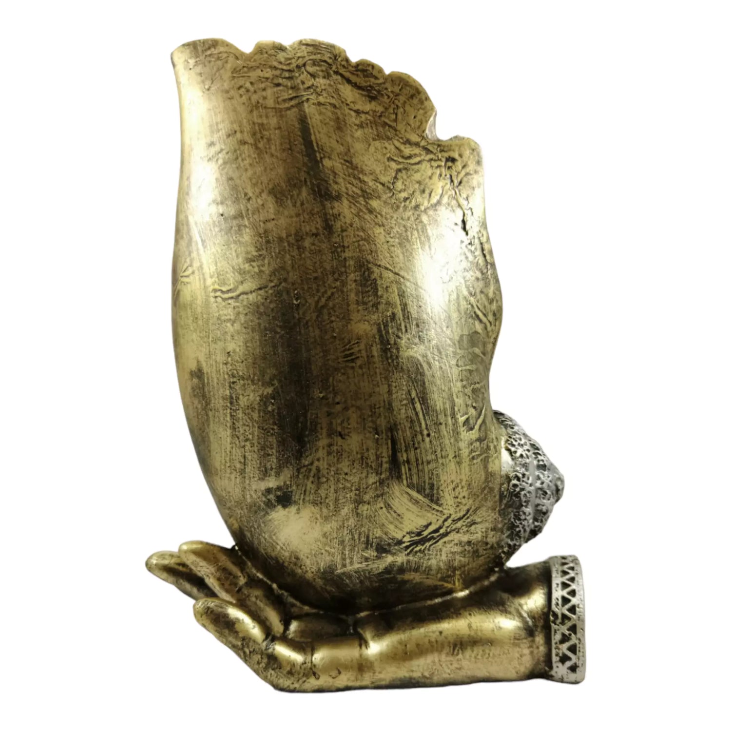 Spiritual Statue of Shank Ganesh - Resin Handcrafted Divine Elegance