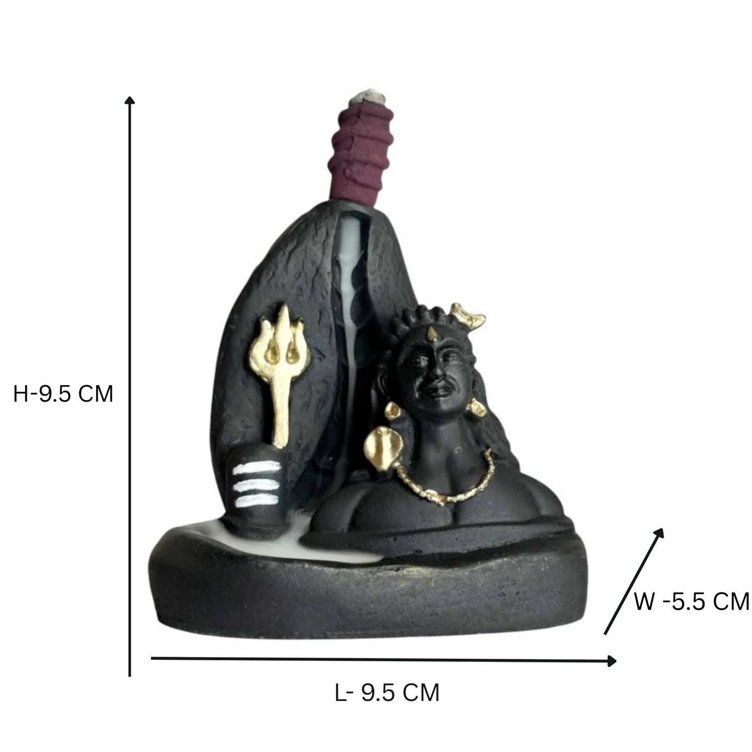 Mountain Adiyogi Smoke Fountain