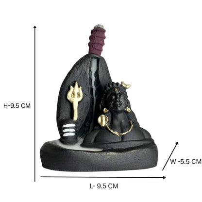 Mountain Adiyogi Smoke Fountain