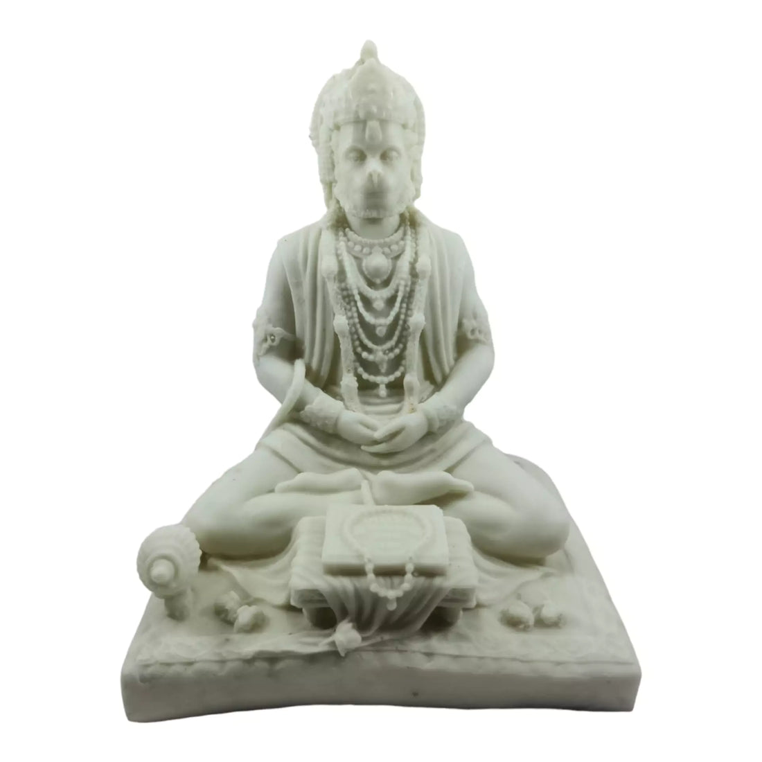 Hanuman Ji with Sacred Book Resin Statue