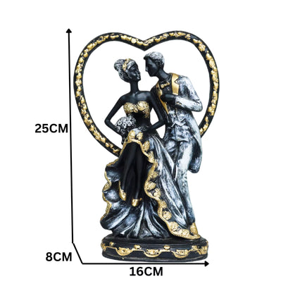 Heart Couple Statue Resin Statue-Symbol of Love and Unity