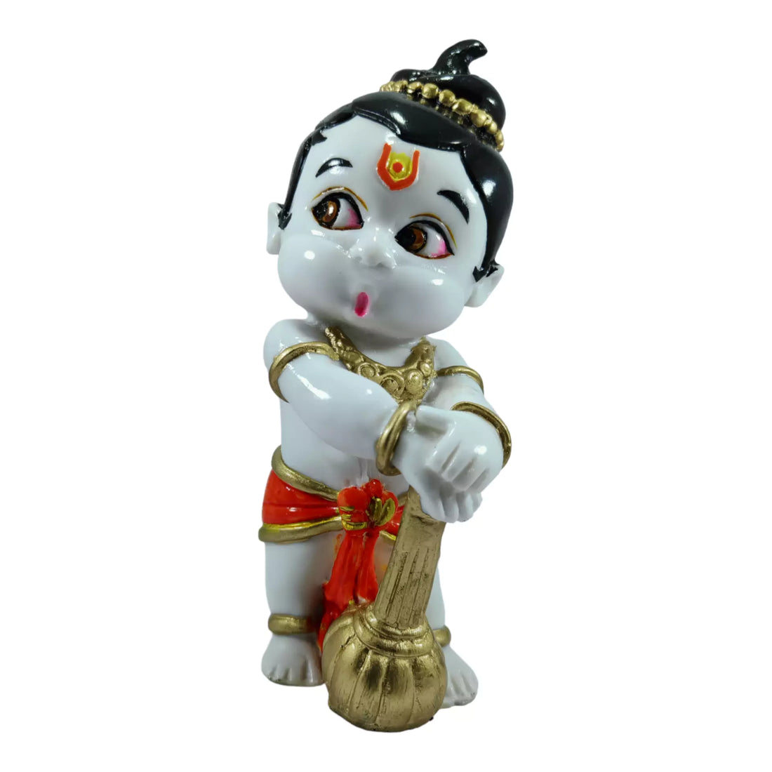 Resin Bal Hanuman Statue - Standing Pose with Gadda