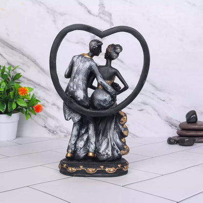 Heart Couple Statue Resin Statue-Symbol of Love and Unity