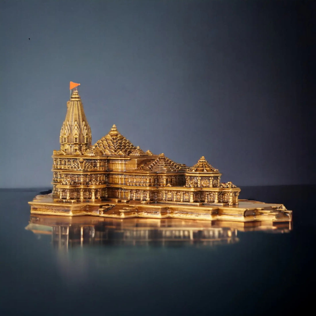 6&quot; Ram Mandir Ayodhya Model - Handcrafted Spiritual Masterpiece