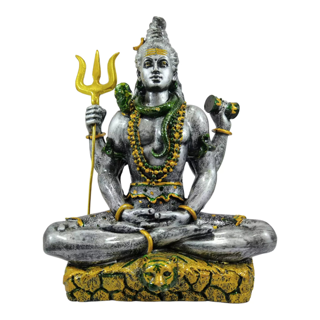 Lord Shiva With Trisul Statue Figurine