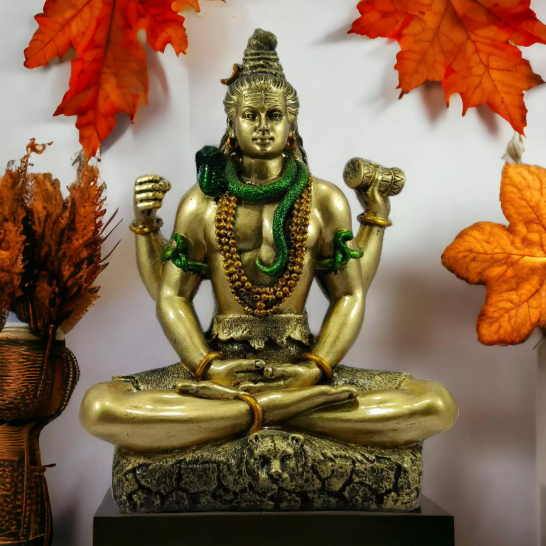Lord Shiva With Trisul Statue Figurine
