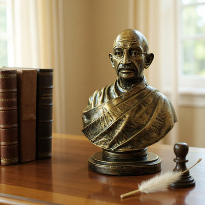 Mahatma Gandhi Resin Artwork: Handcrafted Symbol of Truth and Equality