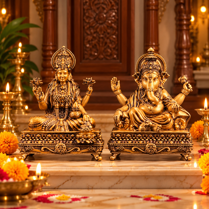 Lakshmi Ganesh Statue for Diwali Puja