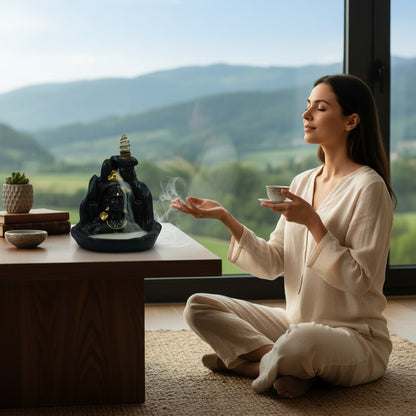 Adiyogi Smoke Fountain