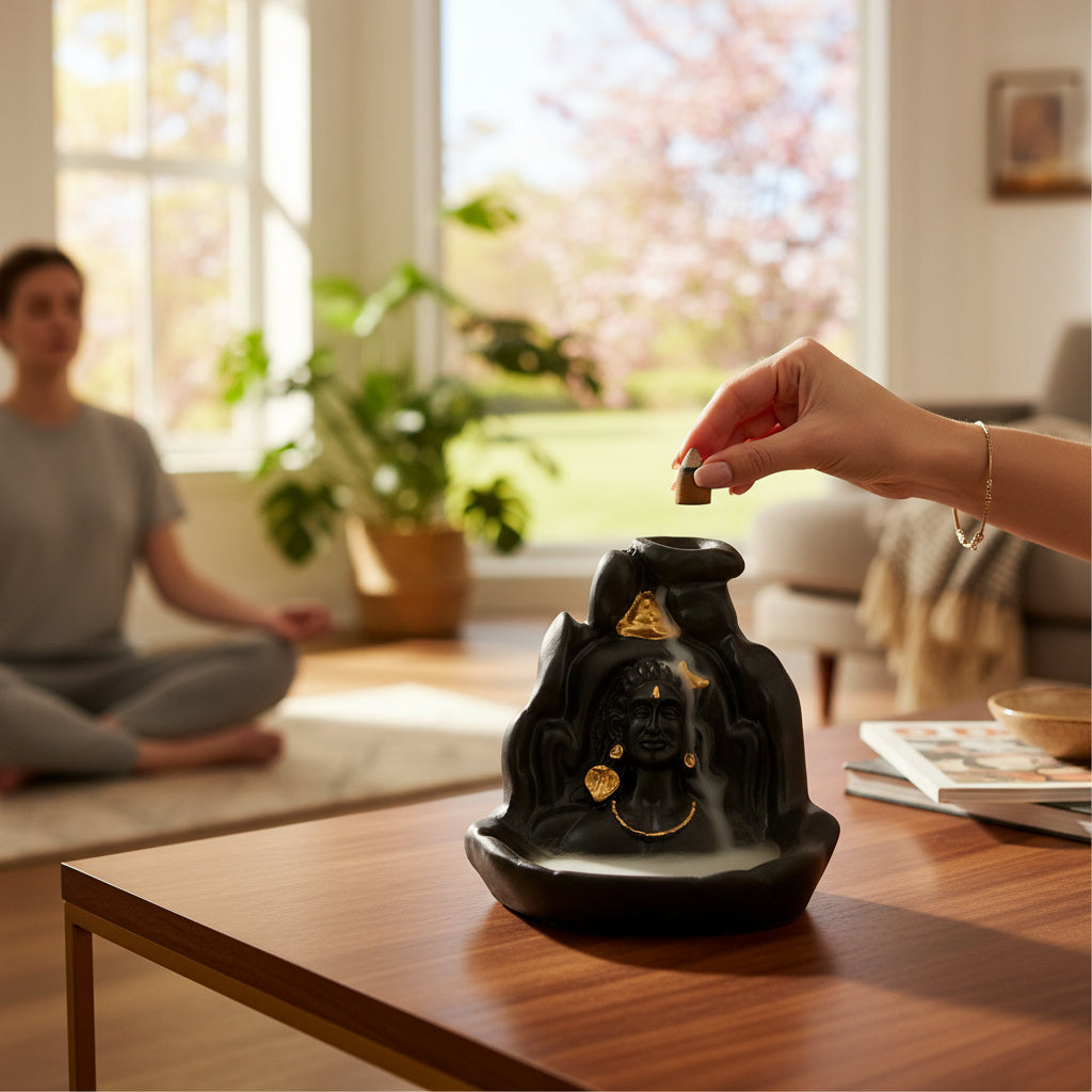 Adiyogi Smoke Fountain