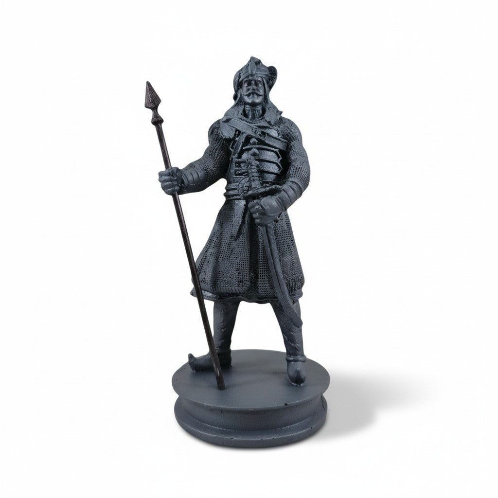 Maharana Pratap Statue – 6 Inch Rajput Warrior Idol with Spear &amp; Sword | Premium Resin Showpiece for Home &amp; Office Decor, Rajasthan Heritage Gifting