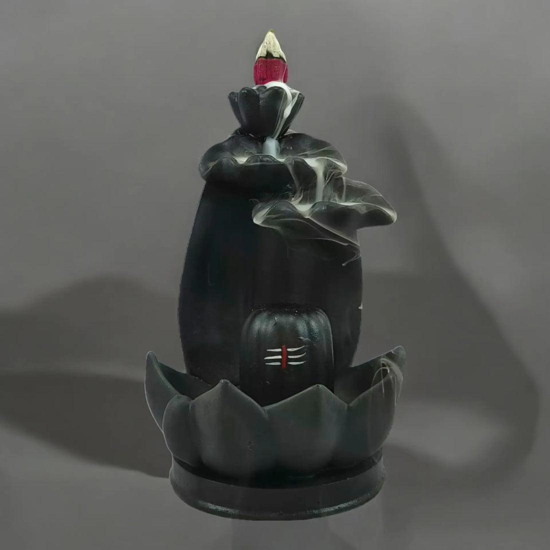 Shiva Lingam Smoke Backflow Incense Holder