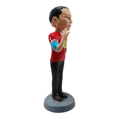 Sheldon Cooper Bobblehead - Fun The Big Bang Theory Figurine for Home &amp; Office Decor